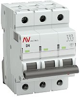 Выключатель автоматический EKF Averes AV-6 3п 4А D 6кА